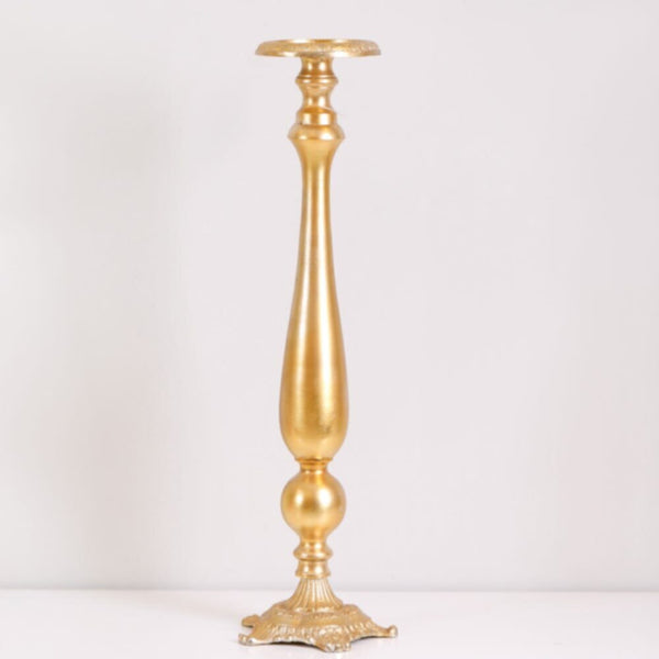 DANUBE | Arianna Pillar Candle Holder Gold 18x18x61 cm | 290104600820