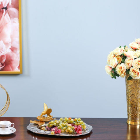 DANUBE | Arianna Bird Serving Tray- Silver & Gold | 290104600822