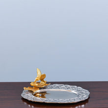 DANUBE | Arianna Bird Serving Tray- Silver & Gold | 290104600822