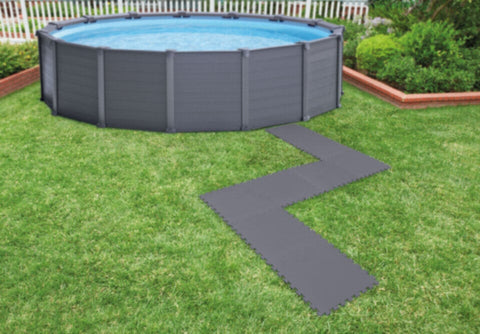 INTEX | Gray Padded Floor Protector (8 pieces) | 42129084