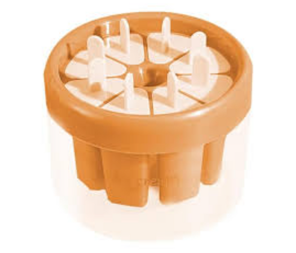 Ice Cream Stick Mold Replacement 8 Grid Non-Stick Washable Household Kitchen Mould Molding Tool Accessories Orange | JPO6601