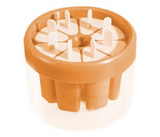 Ice Cream Stick Mold Replacement 8 Grid Non-Stick Washable Household Kitchen Mould Molding Tool Accessories Orange | JPO6601