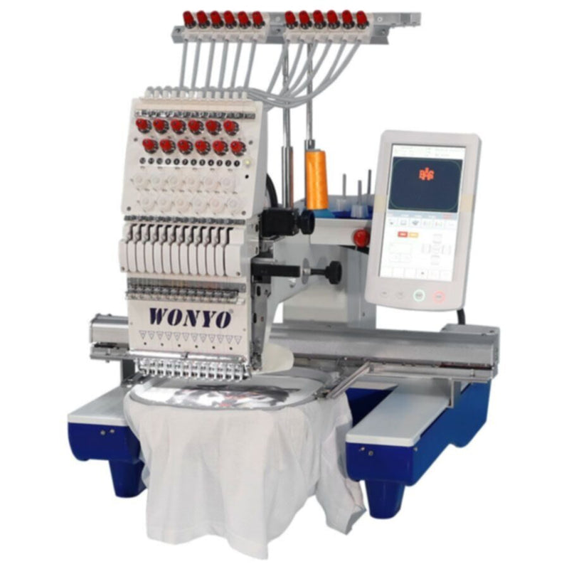 WONYO | Single Head Computerized Cap Sewing Embroidery Machine (Made in China) | Q1201