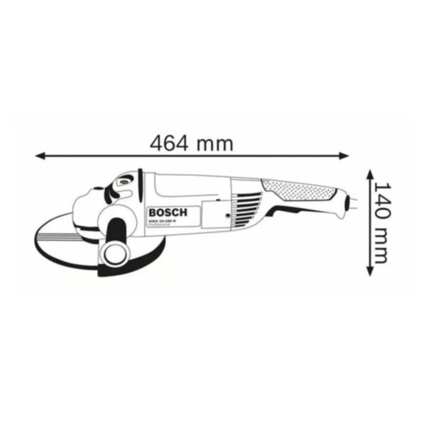 BOSCH | Professional Corded Angle Grinder 2400 W 5 KG | GWS 24-180 H