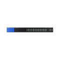 LINKSYS | Business 24-Port Gigabit PoE+ (192W) Smart Managed Switch + 2x Gigabit SFP/RJ45 Combo Ports | LGS326P