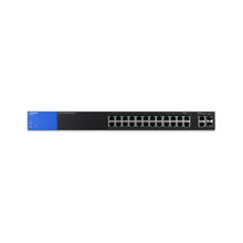 LINKSYS | Business 24-Port Gigabit PoE+ (192W) Smart Managed Switch + 2x Gigabit SFP/RJ45 Combo Ports | LGS326P