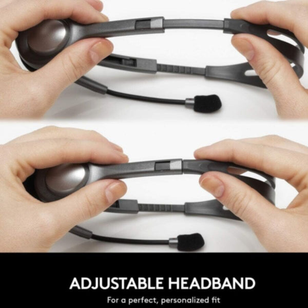 LOGITECH | H111 Stereo Headset with Adjustable Headband | 981-000593