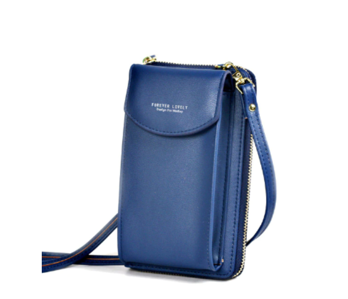 Forever Young 2 Pocket Messenger Bag for Women - Dark Blue | JPF9872