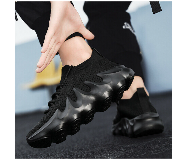 Unisex Sneaker Outdoor Casual Sports Shoes EU 39 - Black | JPL4325