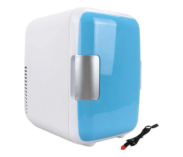 Mini 4L Portable and Compact Powered Fridge Refrigerators Dual-Use Food Beverage Cooler for Car | JPN1785