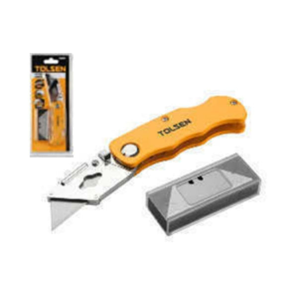 TOLSEN | Aluminum Handle Utility Knife 61*19mm | 30007