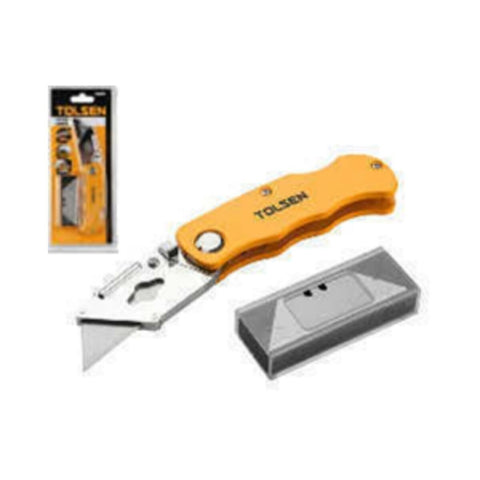 TOLSEN | Aluminum Handle Utility Knife 61*19mm | 30007