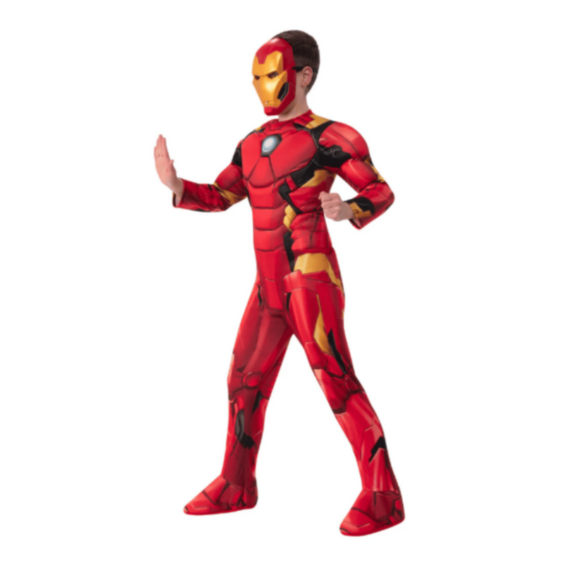 RUBIES | Iron Man Child Deluxe Costume Large Officially Licensed | YAL106TOY00590