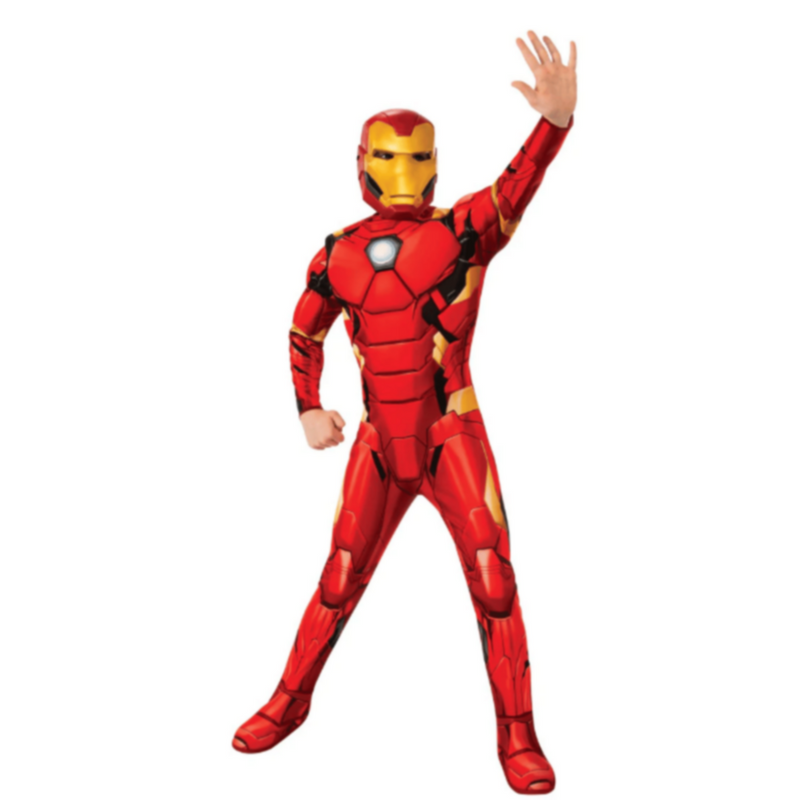 RUBIES | Iron Man Child Deluxe Costume Medium Officially Licensed | YAL106TOY00589