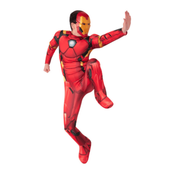 RUBIES | Iron Man Child Deluxe Costume Medium Officially Licensed | YAL106TOY00589