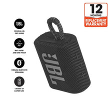 JBL | GO 3 Bluetooth Portable Speaker - Black