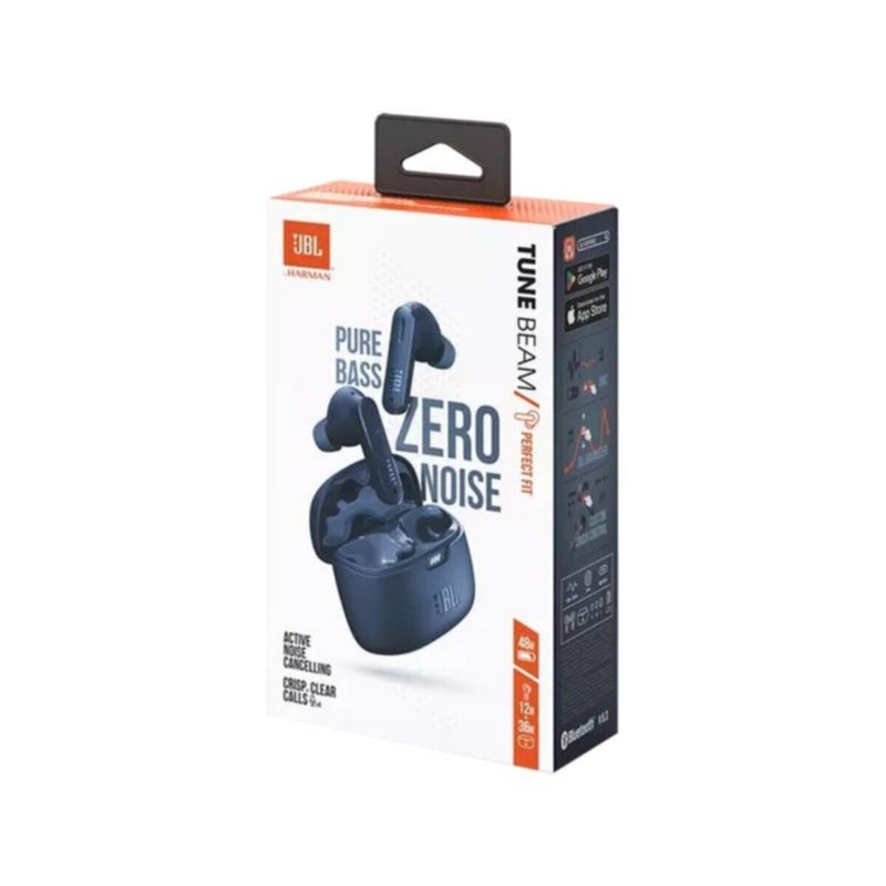 JBL | Tune Beam | True wireless Noise Cancelling Earbuds - Blue