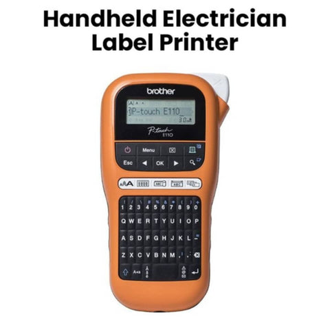 BROTHER | PT-E110VP Handheld Electrician Label Printer