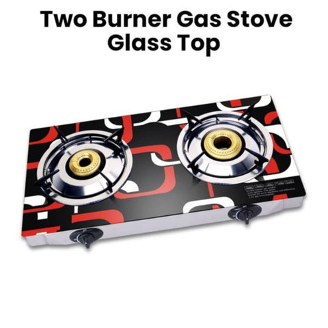 Mr Light | Mr. GB2B05GS Two Burner Gas Stove Glass Top