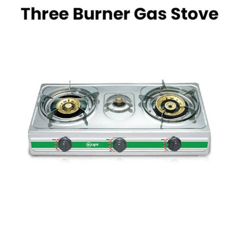Mr Light | Mr. GB3B08GS Three Burner Gas Stove