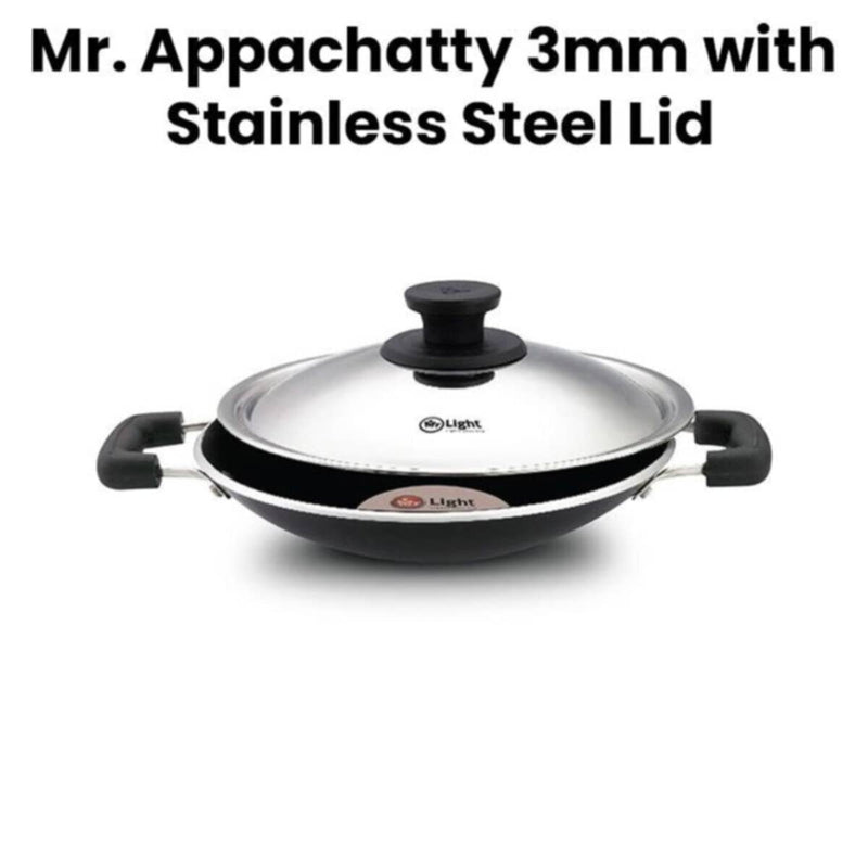 Mr Light | Mr. Appachatty 3mm with Stainless Steel Lid