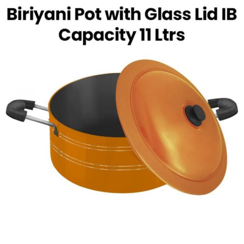 Mr Light | 11Ltrs Pot with Stainless Steel Lid | MR BIRIYANI POT 11