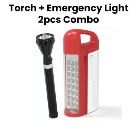 Mr Light | Torch + Emergency Light 2pcs Combo | MR 588