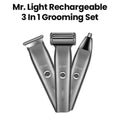 Mr Light | 3 In 1 Rechargeable Grooming Set | MR 6029