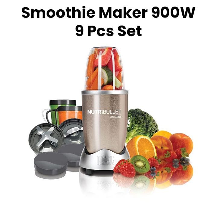 NUTRIBULLET | Smoothie Maker 900W 9 Pcs Matte Black | NB9-1212 AK