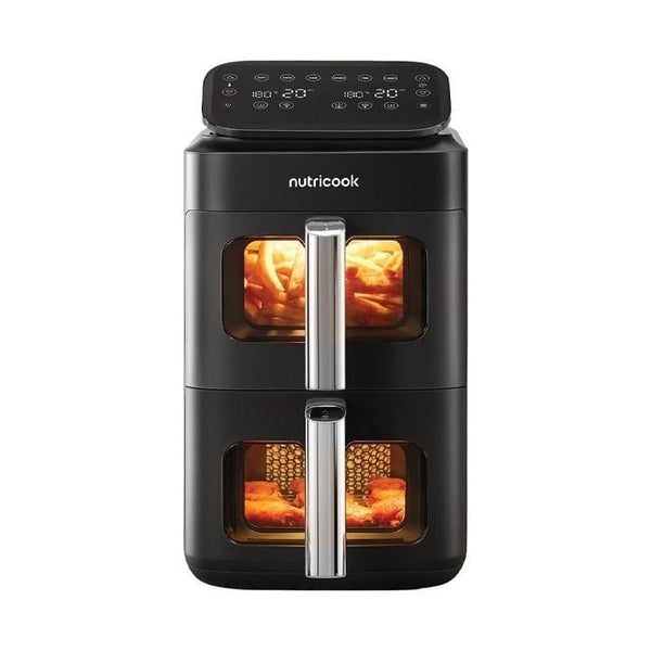 NUTRICOOK | DuoStack Air Fryer Pro 9.6L Black | NC-AFDS330