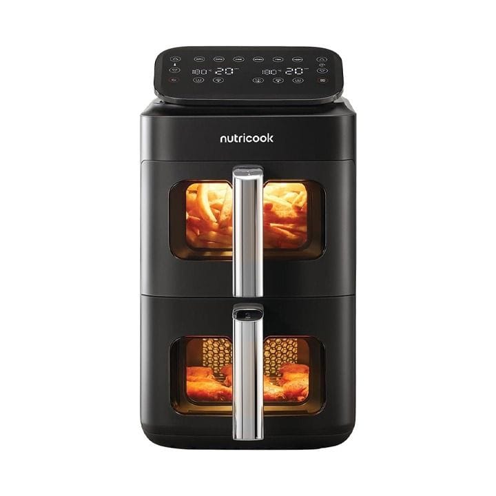 NUTRICOOK | DuoStack Air Fryer Pro 9.6L Black | NC-AFDS330