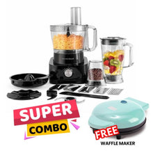 HAMILTON | Beach 11-in-1 Food Processor 1,000W - Black | FP1012-ME