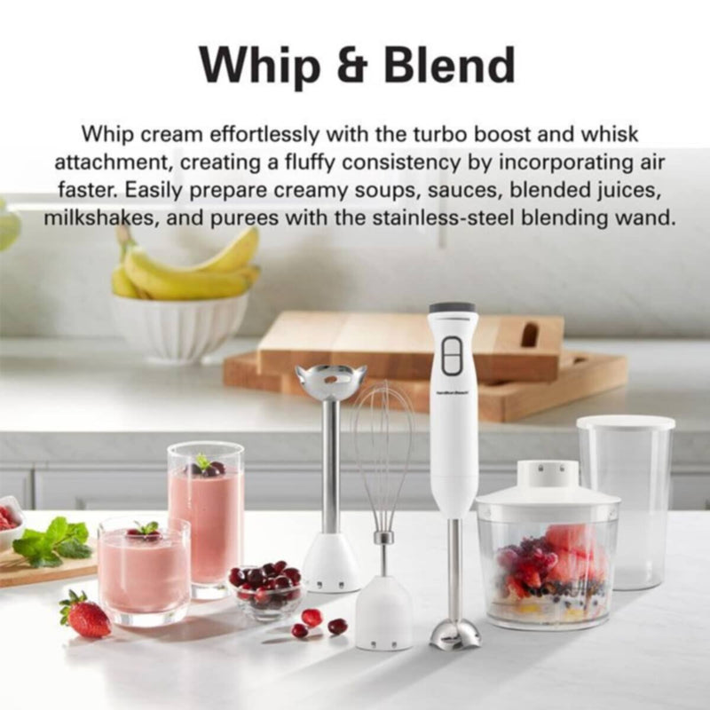 HAMILTON | Beach Turbo Boost Hand Blender 600W | HB6040-ME