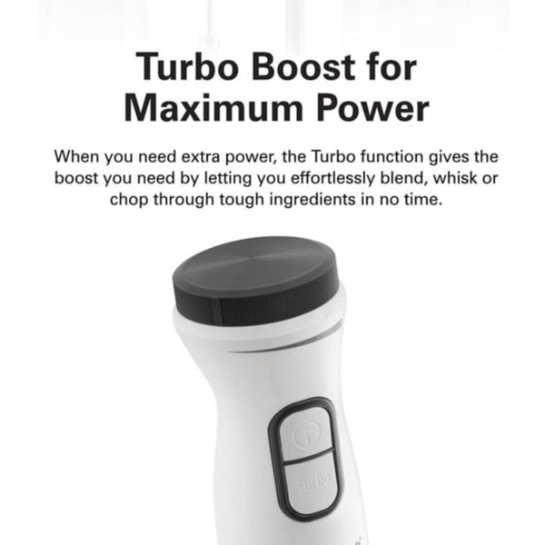 HAMILTON | Beach Turbo Boost Hand Blender 600W | HB6040-ME