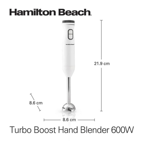 HAMILTON | Beach Turbo Boost Hand Blender 600W | HB6040-ME