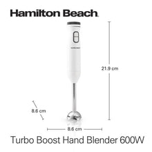 HAMILTON | Beach Turbo Boost Hand Blender 600W | HB6040-ME