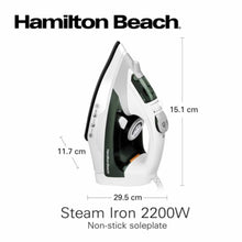 HAMILTON | Beach Steam Iron Non-Stick 2,200W | ST2747-ME