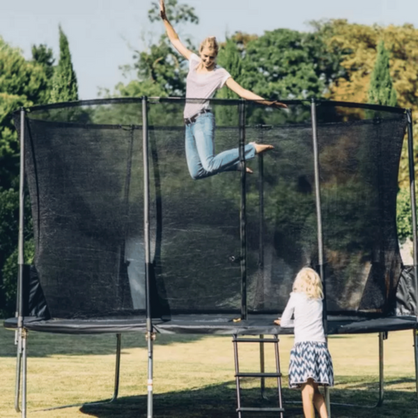 PLUM | 10Ft Spacezone 2 Springsafe Trampoline & Enclosure | PLU115TOY00072