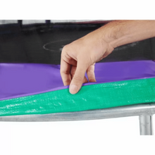 PLUM | 6Ft Junior Plus Springsafe Tramp & Enclosure - Blue/Green & Pink/Purple(Reversible) | PLU115TOY00104