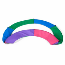 PLUM | 6Ft Junior Plus Springsafe Tramp & Enclosure - Blue/Green & Pink/Purple(Reversible) | PLU115TOY00104