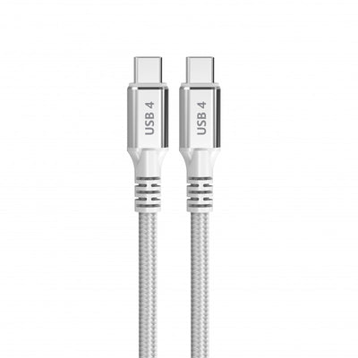 DCU | USB 4 type C cable to USB type C 240W 40G white 1.5m | 30402090
