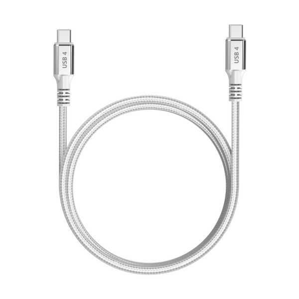 DCU | USB 4 type C cable to USB type C 240W 40G white 1.5m | 30402090
