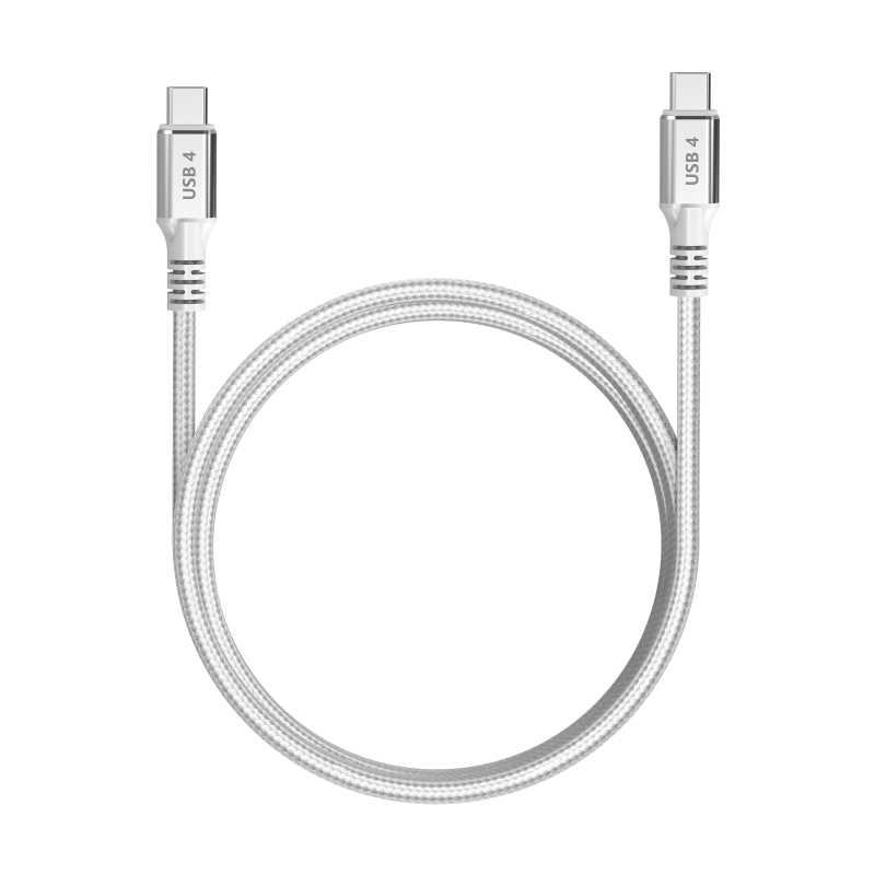 DCU | USB 4 type C cable to USB type C 240W 40G white 1.5m | 30402090