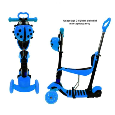 Colorful 3 Wheel Toddler Kids Scooter Blue | 306 b