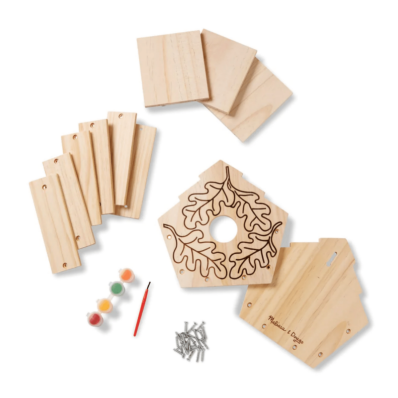 MELISSA & DOUG | Created by Me! Birdhouse Wooden Craft Kit | 46003101