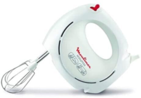 MOULINEX | Hand Mixer 200W 2 Speeds White | HM250127