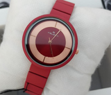 AKU Casual Chain Watch Girls And Women - Red | JPN6221