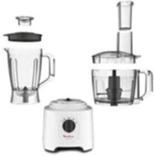 MOULINEX | Food Processor Double Force Compact 800W, 2.Ltr Capacity Bowl, 1.8 Ltr Capacity Blender | FP247127