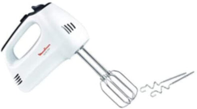 MOULINEX | Hand Mixer 300W 5 Speeds White | HM310127