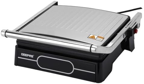 GEEPAS | 2000 W 4-Slice Grill Maker | GGM36557